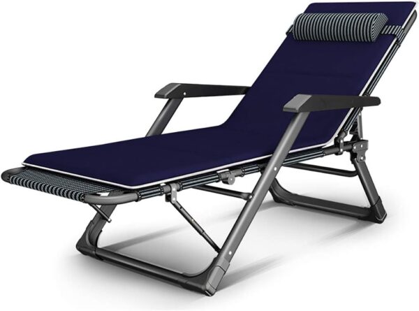 Loungers Recliner Sunchair - Outdoor with Massage Armrest, 200kg