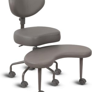 Meditation Chair PRO - Adjustable ADHD Criss Cross Desk Chair, Gray
