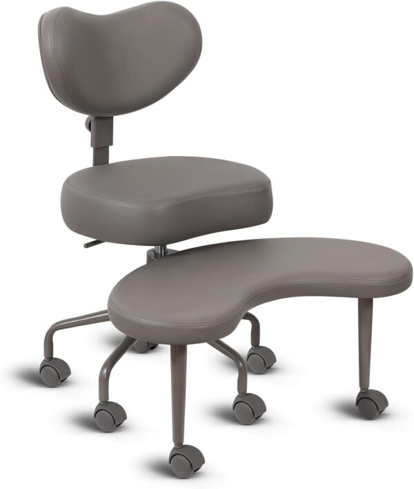 Meditation Chair PRO - Adjustable ADHD Criss Cross Desk Chair, Gray