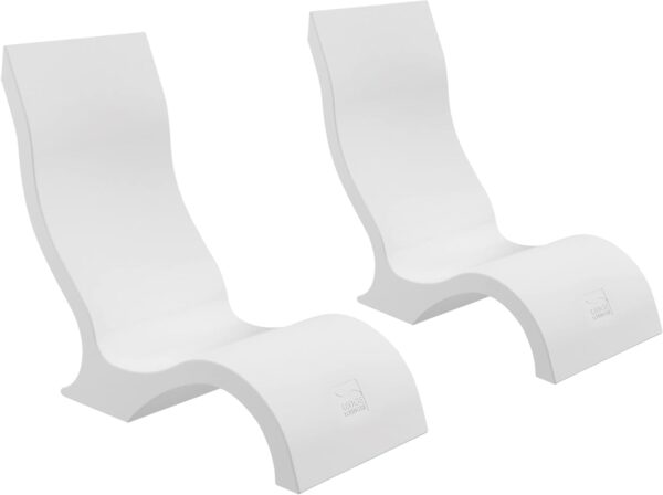 Ledge Lounger Signature Pool Chair, Set of 2, White