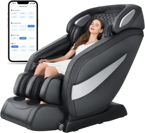 OWAYS 3D Massage Chair, Zero Gravity, Black
