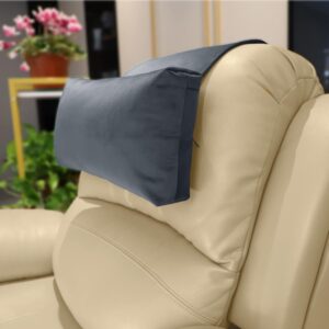 Adjustable Headrest Pillow for Recliners, Gray