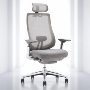 COLAMY Ergonomic Mesh Office Chair, High-Back, Grey