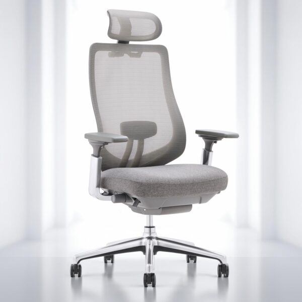 COLAMY Ergonomic Mesh Office Chair, High-Back, Grey