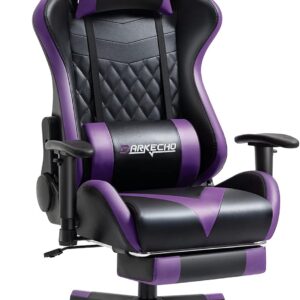 Darkecho Gaming Chair, Ergonomic Leather, Purple