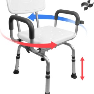 Swivel Shower Chair, Height Adjustable