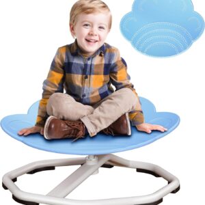Sensory Swivel Chair for Kids - Blue, Autism/ADHD Support