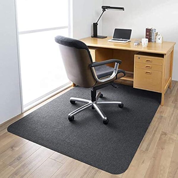 Office Chair Mat for Hardwood, 55"x35", Black
