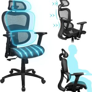 Komene ErgoPro Mesh Office Chair, Lumbar Support