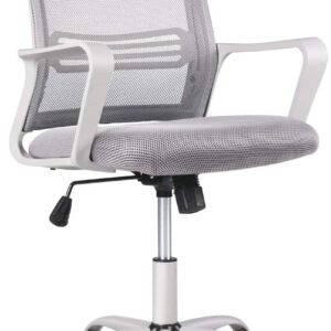 Ergonomic Mesh Office Chair, Grey, Lumbar Support, Swivel