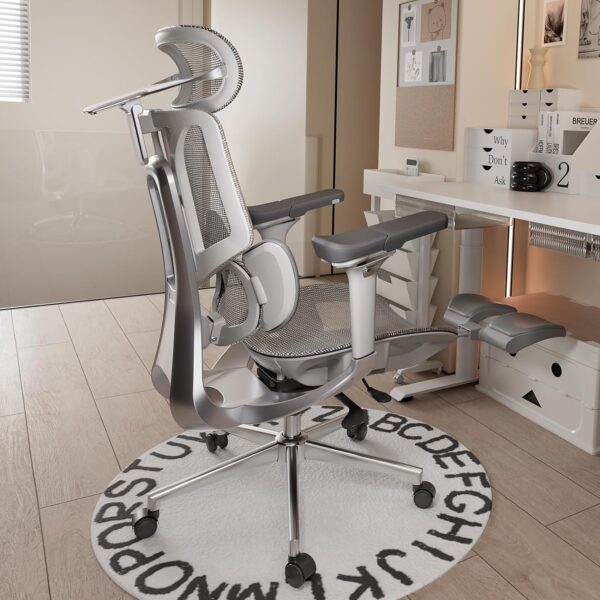 Hbada E3 Pro Ergonomic Office Chair, Big & Tall, Grey