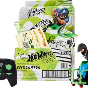 Hot Wheels RC Aaron Wheelz Wheelie Chair with Figure