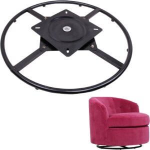 360° Swivel Chair Recliner Base, Black, 24"