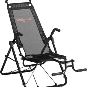 BODYRHYTHM Core & Ab Workout Chair, Black