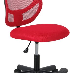 agrye Basics Kids Swivel Desk Chair, Red