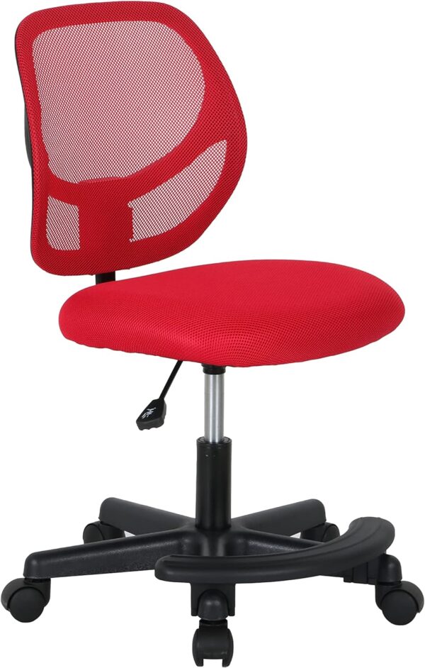 agrye Basics Kids Swivel Desk Chair, Red