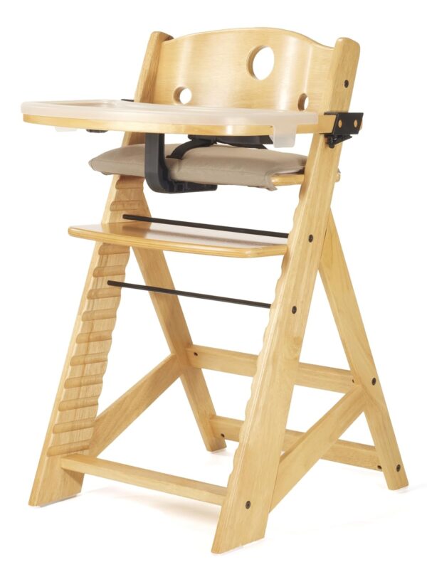 Keekaroo Height Right High Chair with Tray - Natural