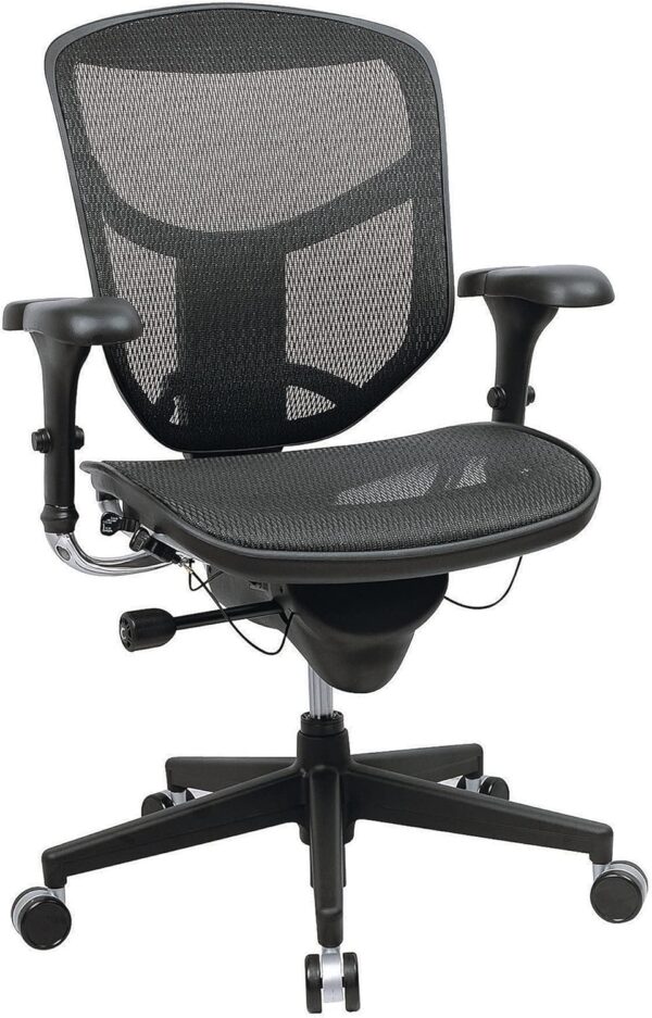 WorkPro Quantum 9000 Ergonomic Mesh Chair, Black