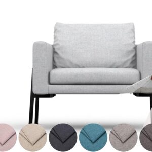 Koarp Armchair Slipcover, Stain-Proof, Silver