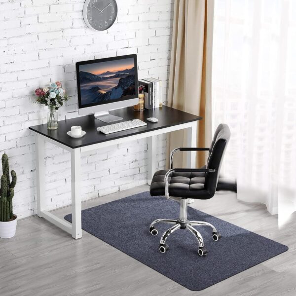 Office Chair Mat for Hardwood, 55"x35", Dark Gray
