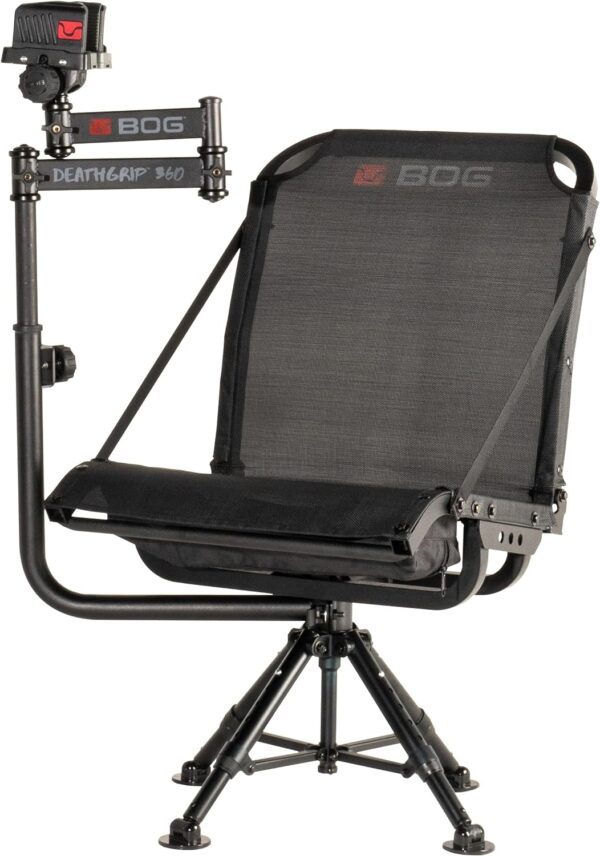 BOG DeathGrip 360 Hunting Chair, Adjustable, Aluminum