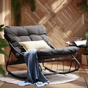 Grand Patio Rocking Chair - Indoor/Outdoor with Cushion